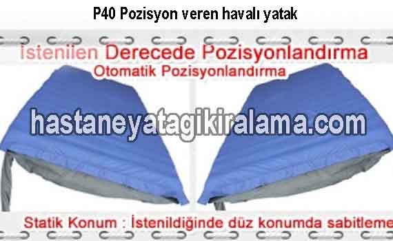 Platin 30 derece pozisyon veren havalı yatak