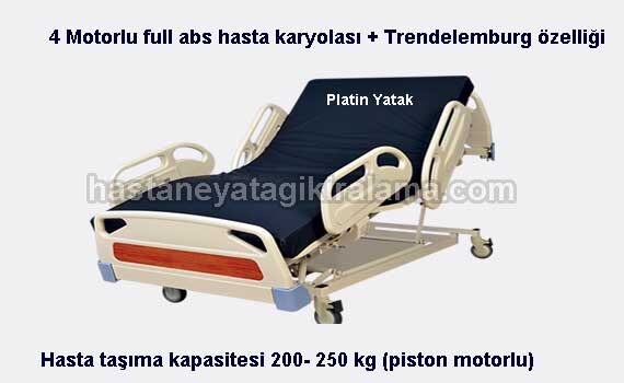 4 motorlu full abs hasta karyolası