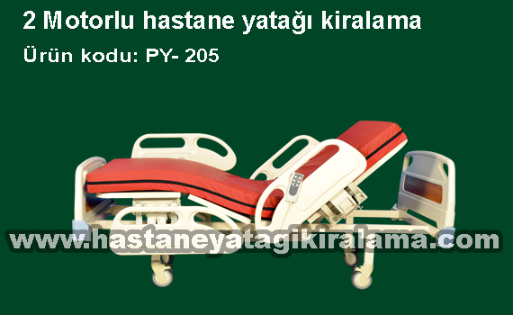 2 Motorlu hasta yatağı kiralama PY-205