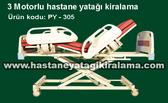 3 motorlu hasta yatağı kiralama py-305