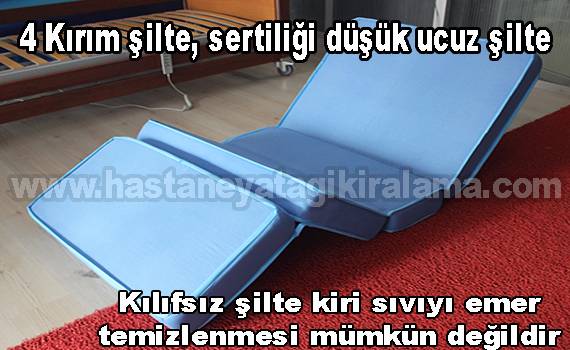 4 kirim hasta yatagi şiltesi