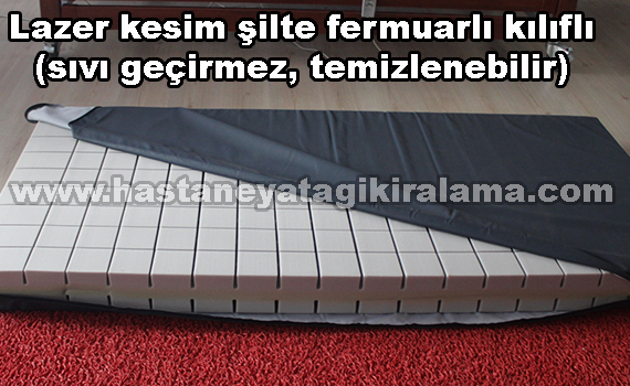 Lazer kesim ortopedik şilte